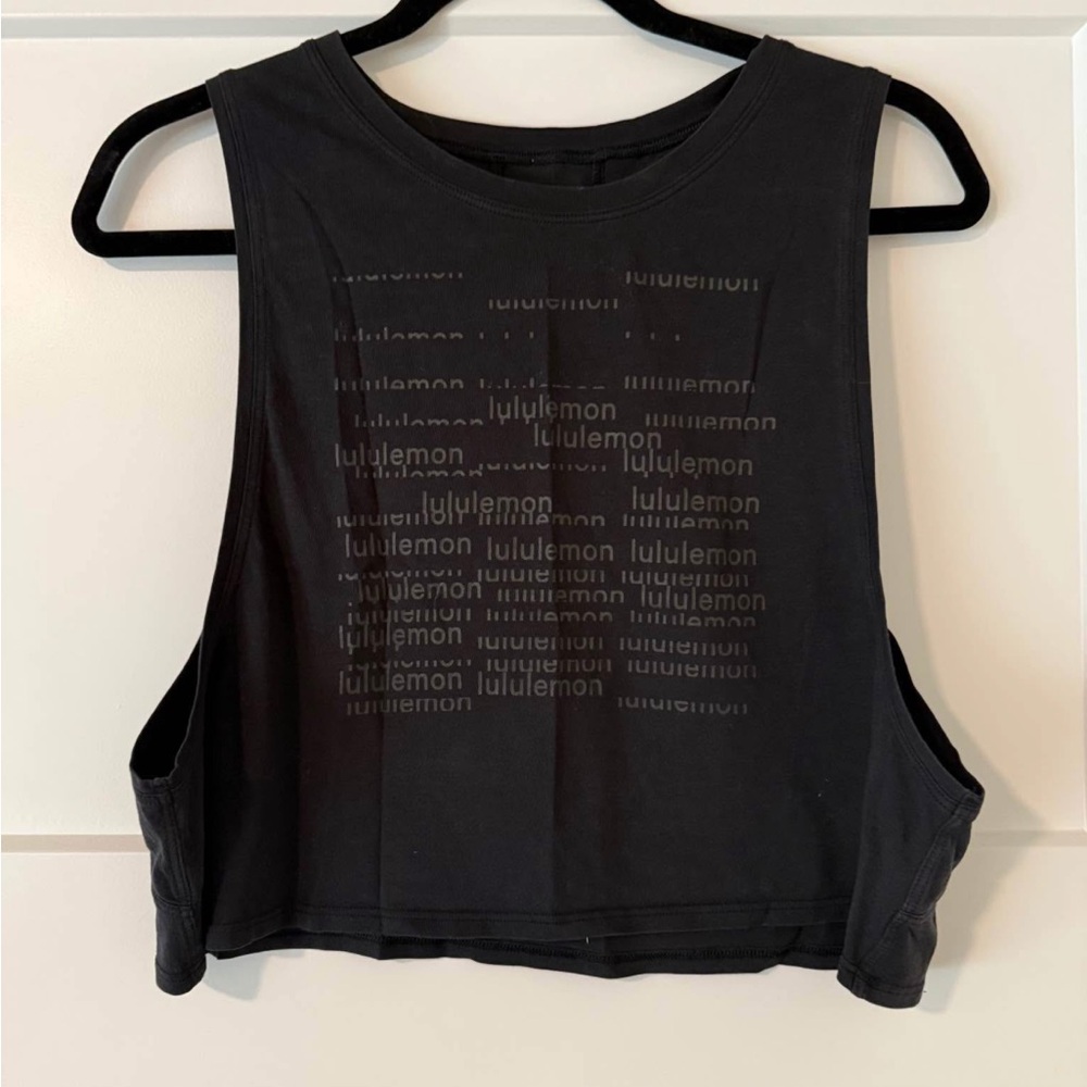 lululemon athletica Black Muscle Tee